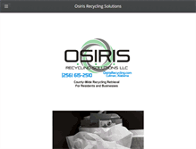 Tablet Screenshot of osirisrecycling.com